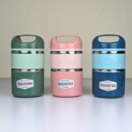 2 Layers 1.13L Stainless Steel Lunch Box
